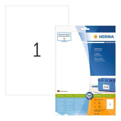 Herma 10-er Pack Universal-Klebeetiketten »8637« weiß Image