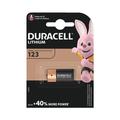 Photo Batterie »Photo Lithium Ultra« 123 / CR17345, Duracell, 1.7x3.45 cm