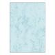 Marmorpapier - 50 Blatt - 200g/m² blau, Sigel, 21x29.7 cm