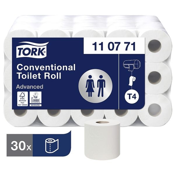 Tork Toilettenpapier »Advanced« 2-lagig - 30 Rollen weiß Image