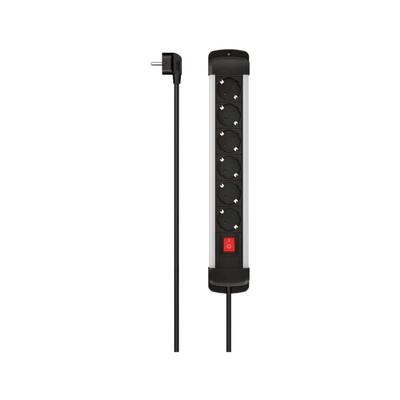 Hama 6fach-Steckdosenleiste »Pro-S 60S« grau, 41x5x7 cm