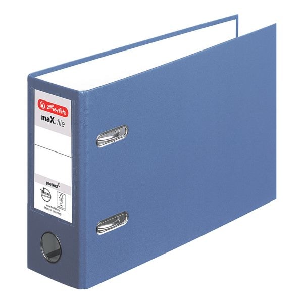 Herlitz Ordner blau, 8x18x29 cm Image