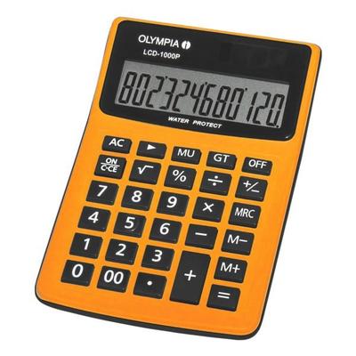 Olympia Tischrechner »LCD 1000P« orange, 10.6x4x15.8 cm
