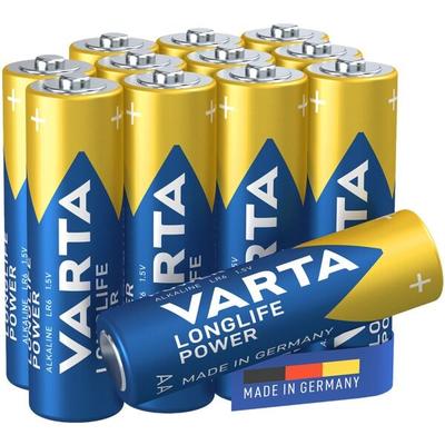 Varta 12er-Pack Batterien »LONGLIFE Power« Mignon / AA / LR06