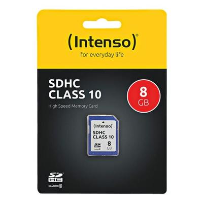 Intenso SDHC-Speicherkarte »Intenso Class10 8GB«, 2.4x3.2x0.2 cm