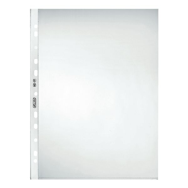 Herlitz Prospekthülle A4 glasklar - 100 Stück transparent, 23x30.5 cm Image