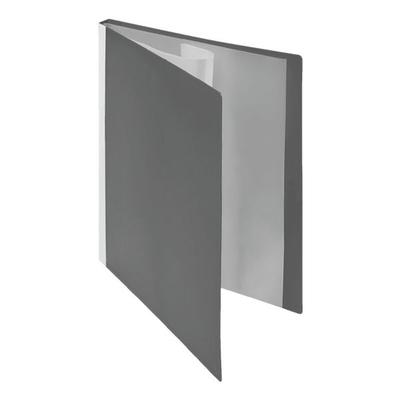 Präsentations-Sichtbuch »Premium« 30 Hüllen grau, Foldersys, 24x31 cm