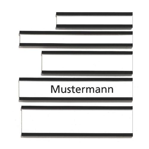 Namensschilder / Fenstermagnete »C114« braun, Franken, 5×1 cm