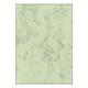Marmorpapier - 50 Blatt - 200g/m² grün, Sigel, 21x29.7 cm