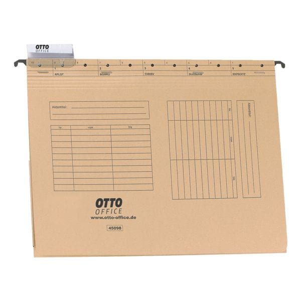 OTTO Office Mehrfach-Hängehefter »Kredit und Personal« braun Image