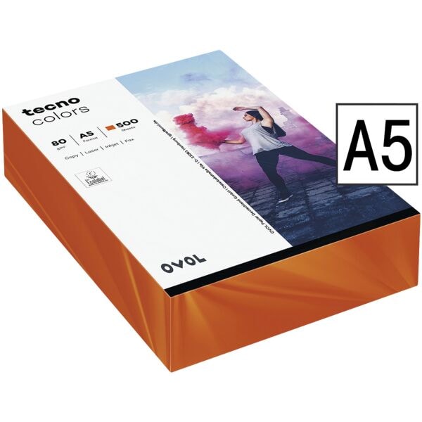 tecno Farbige Papiere »tecno Colors« orange Image