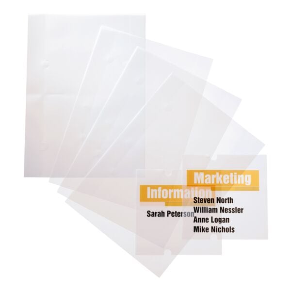 Durable Ersatzfolien für Türschilder »483219« transparent, 14.8x14.8 cm Image