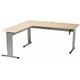 Latitude Run® Maciejewski L-Shape Standing Desk Metal in Red | 72 W x 70 D in | Wayfair 5D6F31C3795F4BF99AC22B83CCE915F7