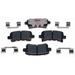 2010-2011 Saab 95 Rear Brake Pad Set - Raybestos