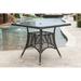 Panama Jack Outdoor Graphite Glass Dining Table Glass | 29 H x 35 W x 35 D in | Wayfair PJO-1601-GRY-SQ
