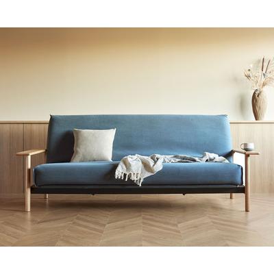 Innovation Balder Multifunktionales Klappsofa 140x200 cm / 528 Blau / Spring / mit Bezug