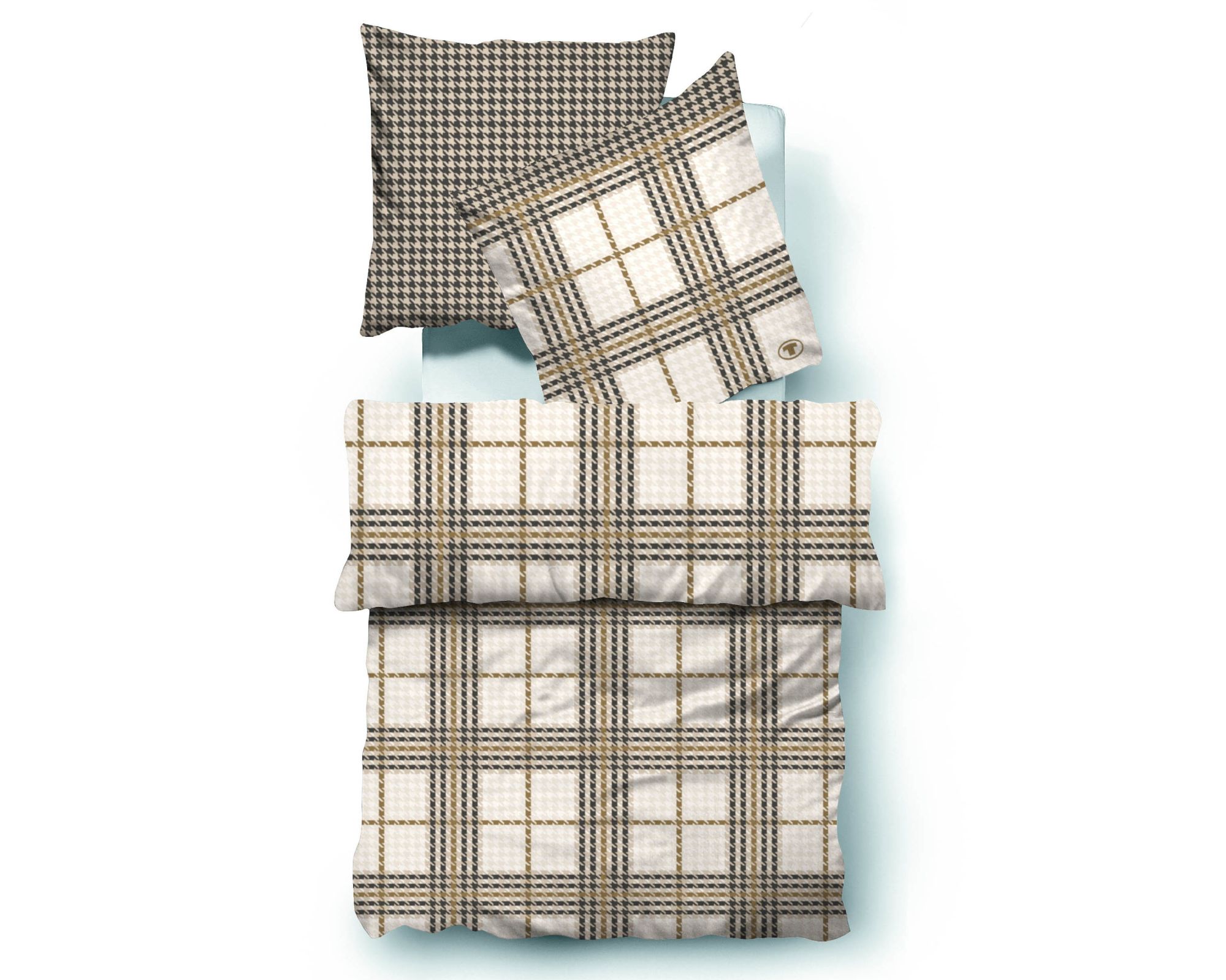 Tom-Tailor Satin Bettwäsche 69417 Fb. 826 135x200 cm / 80x80 cm