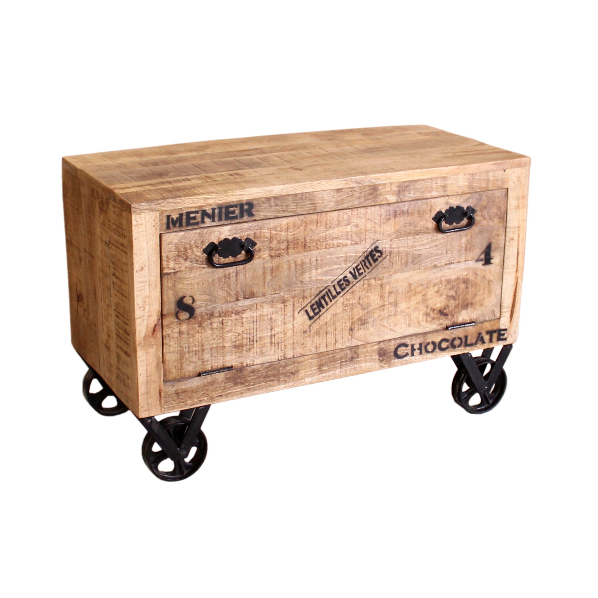 SIT »Rustic« Massivholz Mango Schuhschrank 1955-04