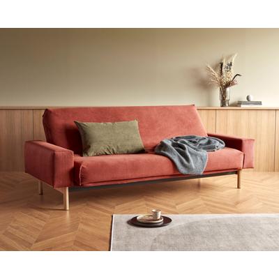 Innovation Mimer Multifunktionales Klappsofa 140x200 cm / 527 Natur / Classic / mit Bezug