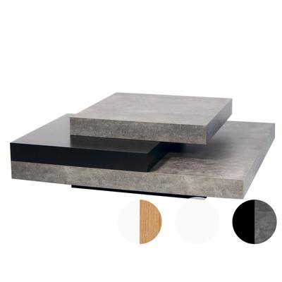 TemaHome »Slate« Beistelltisch Schwarz + Beton