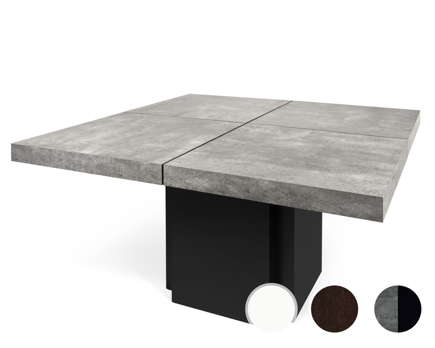 TemaHome »Dusk 130« Esstisch Weiß Hochglanz