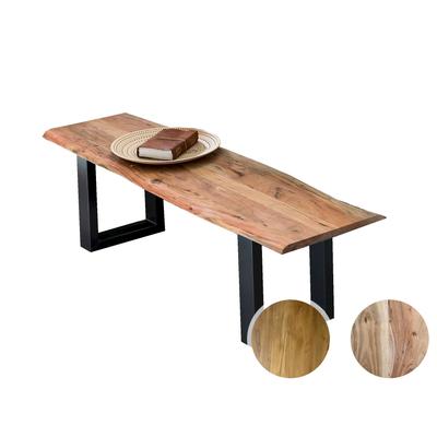 SIT Baumkante Massivholz Bank 26mm / Natur / schwarz Image