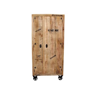 SIT »Rustic« Massivholz Mango Kleiderschrank 1964-04 Image