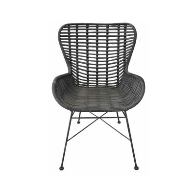 SIT Rattan Vintage Big Stuhl Rattan schwarz lackiert