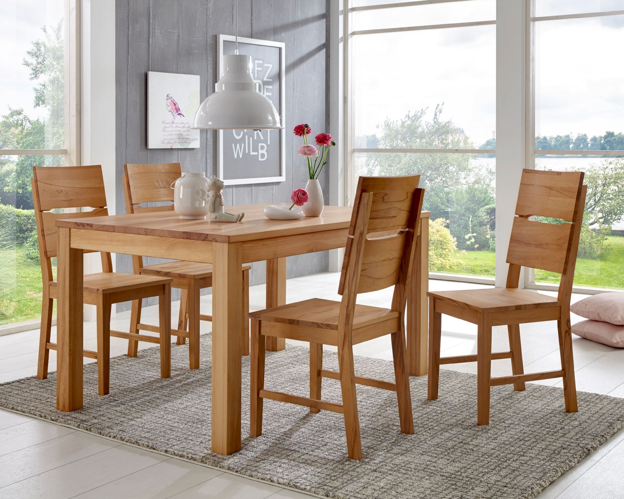 3S Frankenmöbel »Diez« Massivholz Esstisch 140x90 cm / Wildeiche geölt / ohne Funktion Image