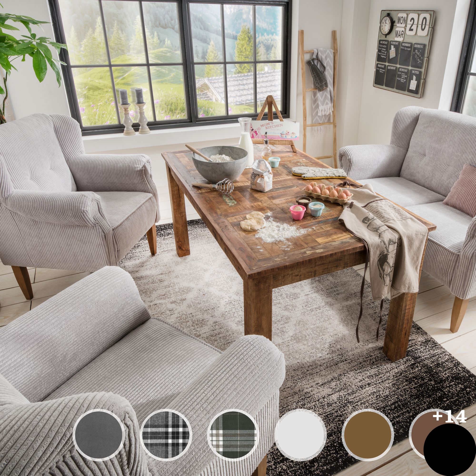 Massivholz »Pavolo« Sessel PK A 370 / Eiche