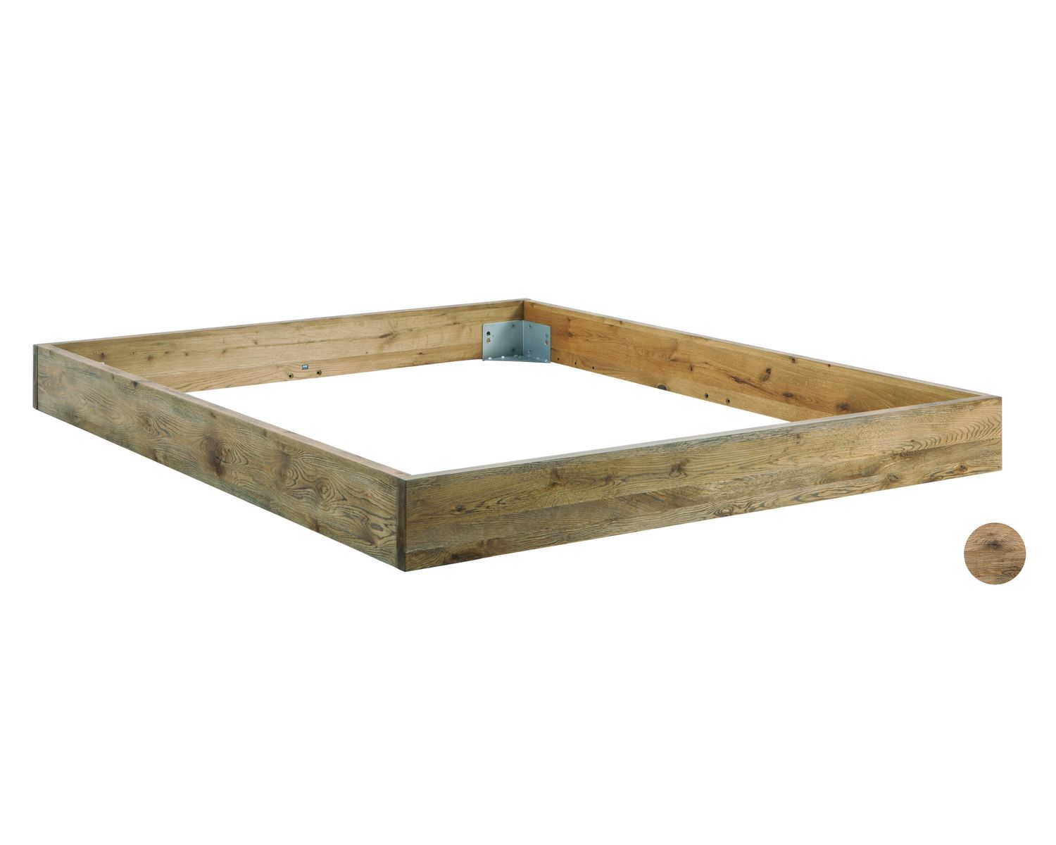 Hasena Oak-Vintage Bettrahmen Cadro 18 Wildeiche 180x200 cm / Wildeiche vintage natur, geölt