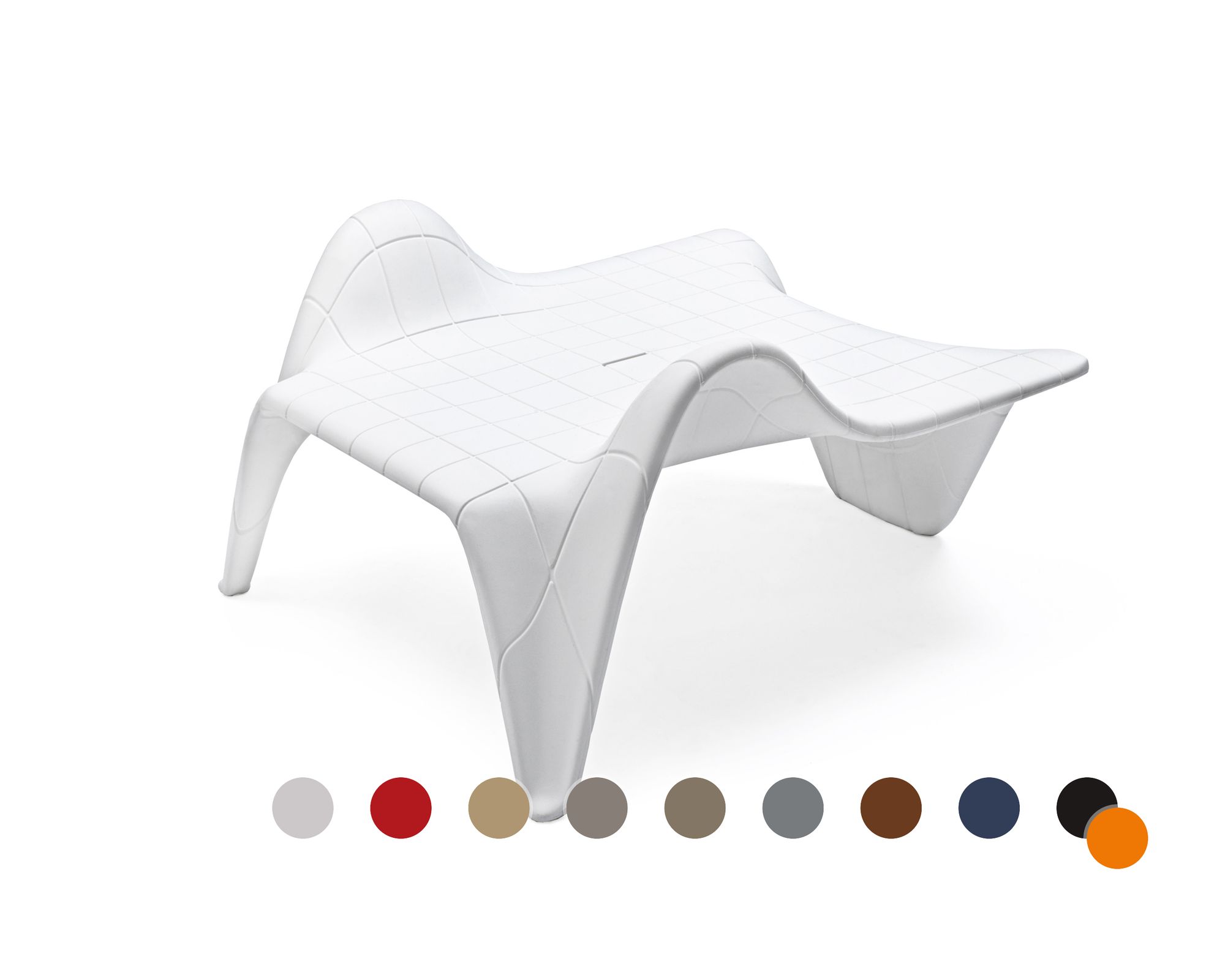 Vondom »F3« Outdoor Beistelltisch Lackiert Hochglanz / Navy