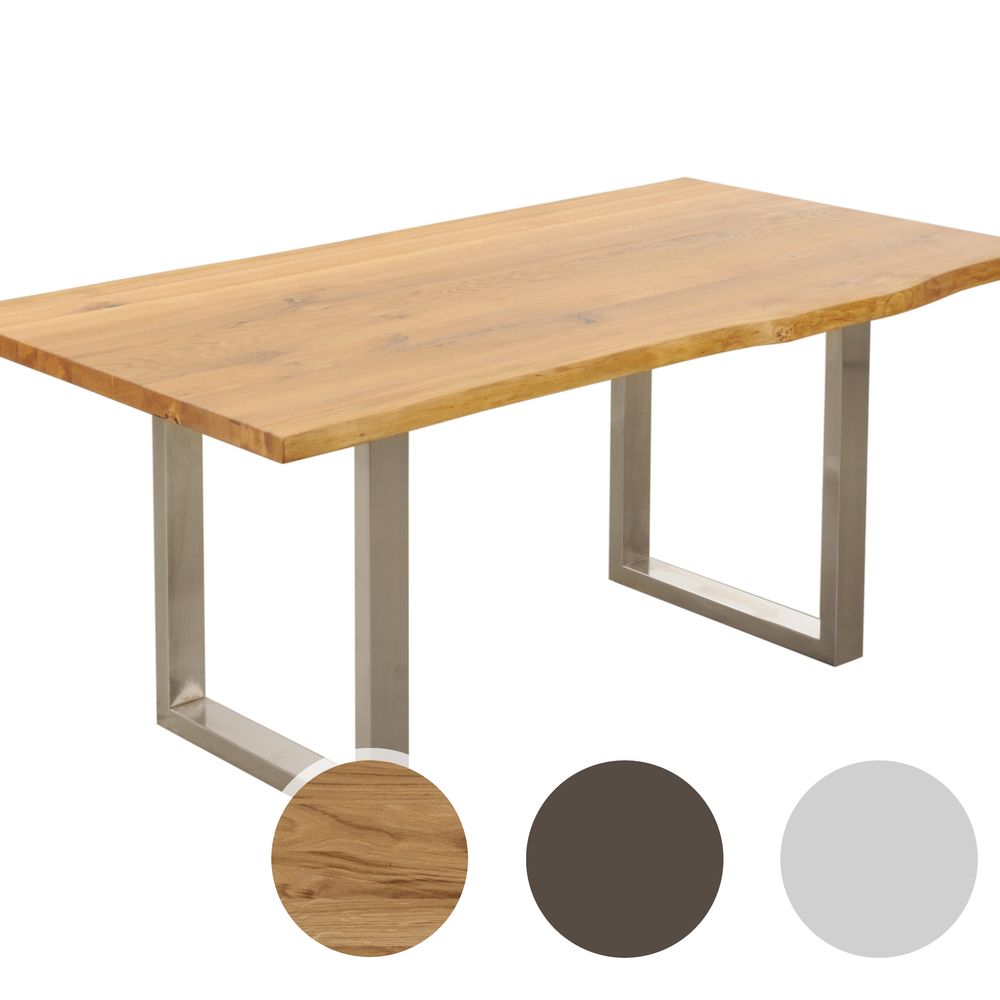 3S Frankenmöbel »Zingst« Massivholz Esstisch 240x100 cm / Wildeiche Image