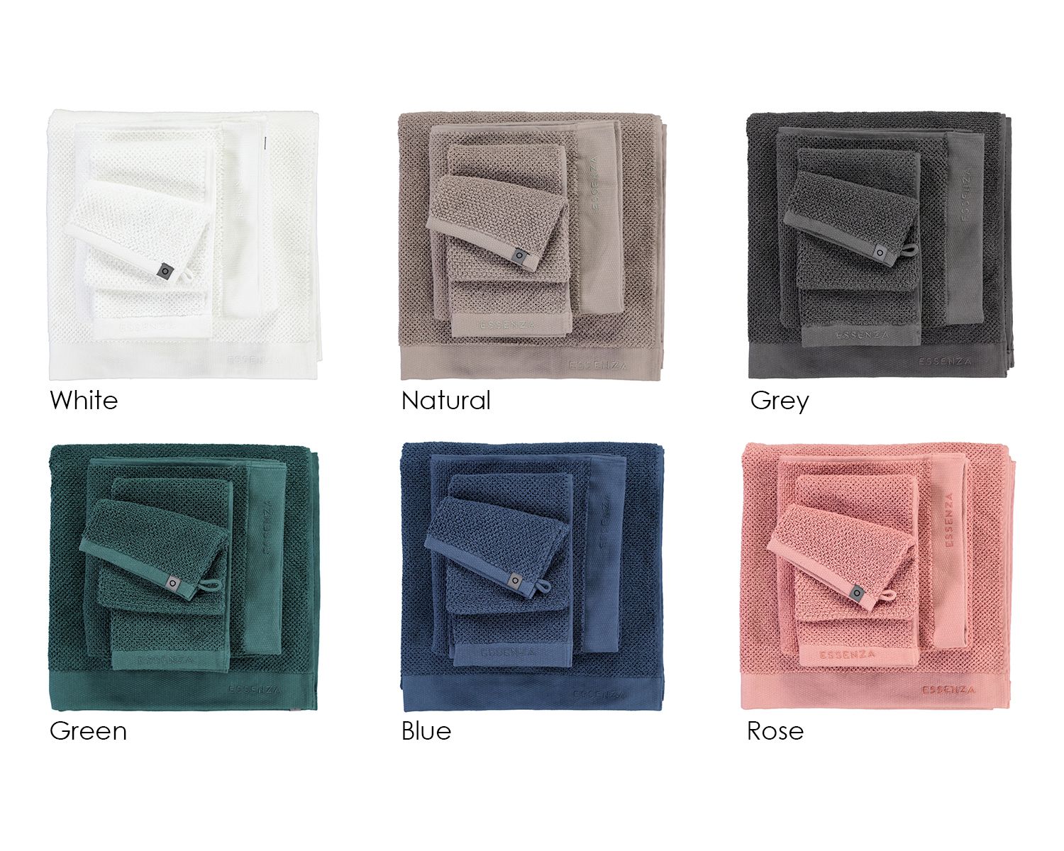 Essenza »Connect Organic« Handtücher Uni Duschtuch 70x140 cm / Grey