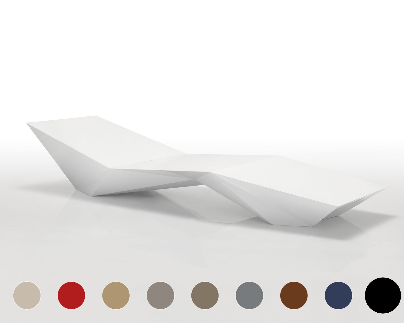 Vondom »FAZ« Outdoor Sonnenliege I Basic matt / Ecru