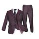 Boys Grey Light Blue Dark Blue Burgundy Pageboy Wedding Suit Kids Formal Suits