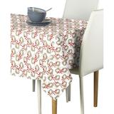 August Grove® Mederos Berry Clusters Tablecloth Polyester in Gray/Red | 60 D in | Wayfair C946F7B6888A41B9A05644D30400022E