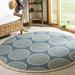 Blue/White 79 x 0.2 in Indoor Area Rug - Darby Home Co Burnell Oriental Blue/Cream Area Rug Polypropylene | 79 W x 0.2 D in | Wayfair
