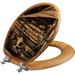 House & Homebody Co. Abandoned Boat Oak Round Toilet Seat Wood Toilet Seats in Brown | 2 H x 17 W x 14.375 D in | Wayfair TS-R-ABT