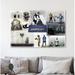 Wrought Studio™ Slight Color Collage by Banksy - Wrapped Canvas Graphic Art Print Canvas in Gray | 16 H x 24 W x 1.5 D in | Wayfair