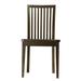 Darby Home Co Bensley Solid Wood Side Chair Wood in Black | 36 H x 17 W x 22 D in | Wayfair 687324C046C841DC820A159771665E44