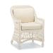 Hampton Dining Replacement Cushions - Dining Arm Chair, Stripe, Resort Stripe Cobalt, Standard - Frontgate