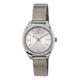 Breil - Ladies Watch Clubs Collection TW1716 - Womens Time Only Wristwatch with Silver Analogue Dial - TIME Module VJ20 Movement - Silver and IP Rose Milanese Mesh Wristband