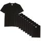 Fruit of the Loom Men's Super Premium Short Sleeve T-Shirt Pack of 10, Black, Small