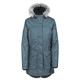 Trespass Womens/Ladies Thundery Waterproof Jacket (XS) (Teal/Silver Grey)