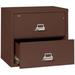 FireKing Fireproof Lateral Filing Cabinet Metal/Steel in Brown | 27.75 H x 31.1875 W x 22.125 D in | Wayfair 2-3122-CBR (brown)