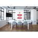 Latitude Run® Office Humor 'Manager' by Graffitee Studios Textual Art on Wrapped Canvas in Red/White | 16 H x 16 W x 1.5 D in | Wayfair