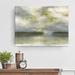Wrought Studio™ Serenity Now by Norman Wyatt Jr. - Wrapped Canvas Painting Print Canvas, Wood in Blue/Gray/Green | 20 H x 30 W x 1.5 D in | Wayfair
