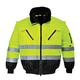 Portwest HI-Vis 3-in-1 Pilot Jacket, Size: S, Colour: Yellow/Black, PJ50YBRS