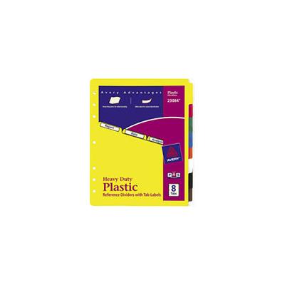 Avery 8-Tab Set - Plastic Dividers with Tab Labels